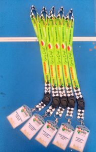 Contoh hasil cetak lanyard full warna dua sisi